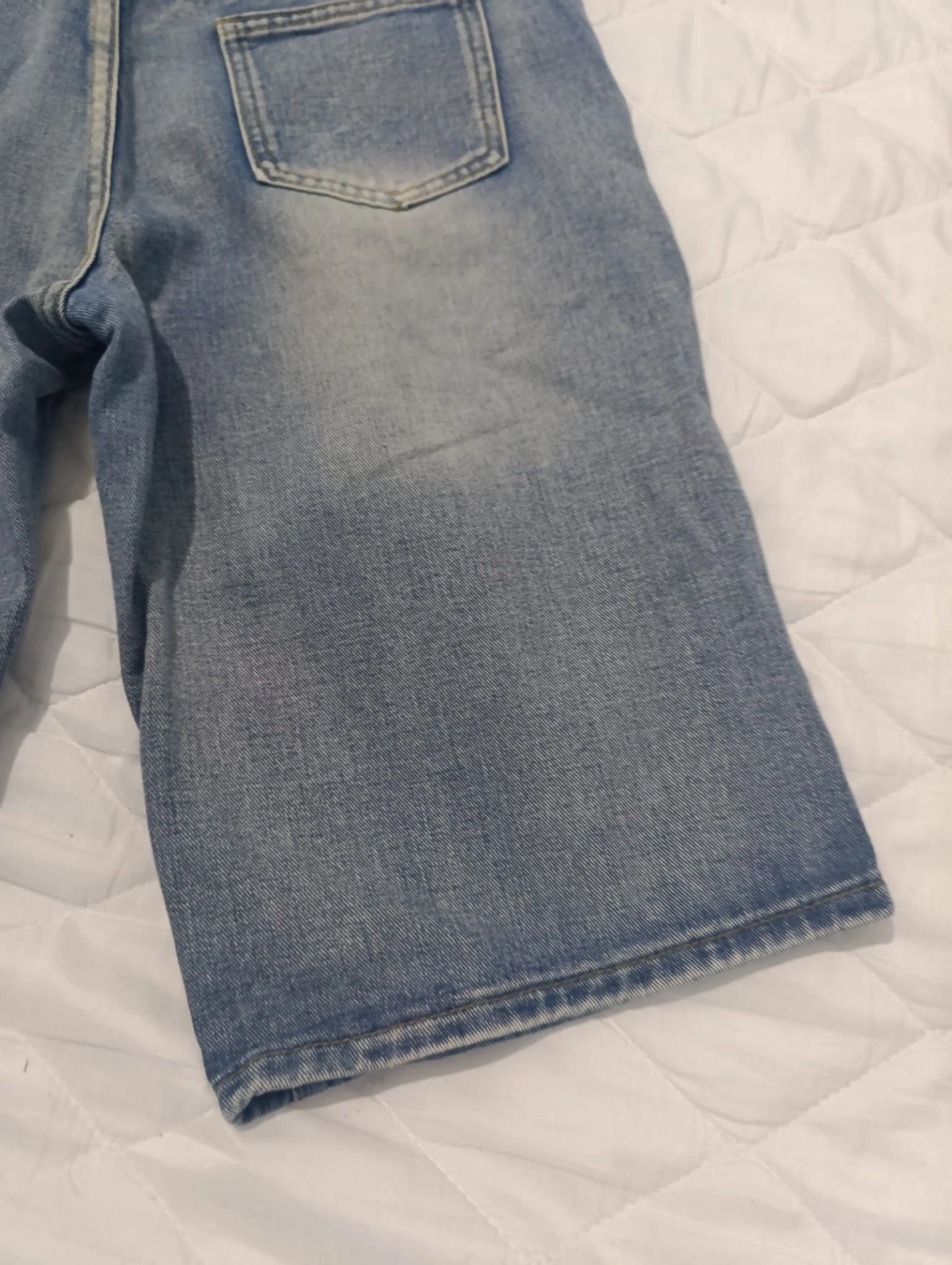 Jeans Short bermudas largas até o joelho tamanho M – photo 12
